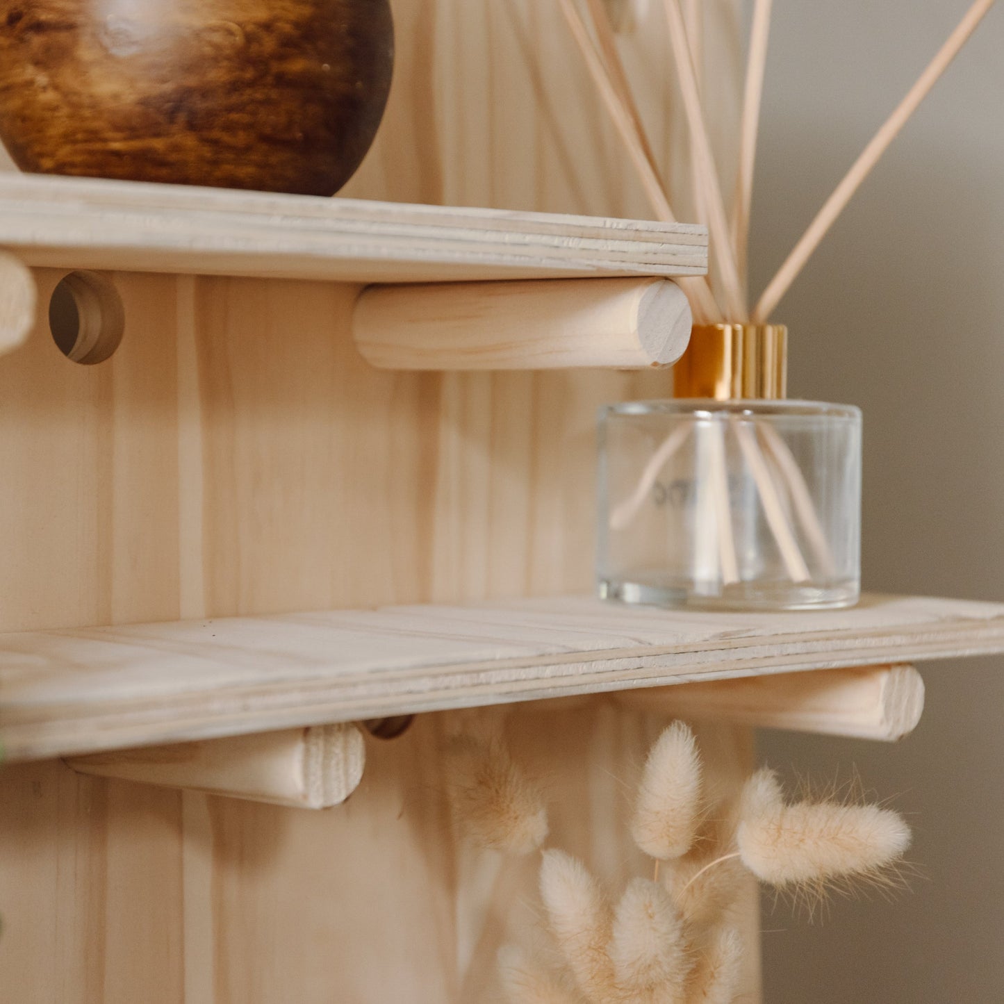 Close Up of Pegboard